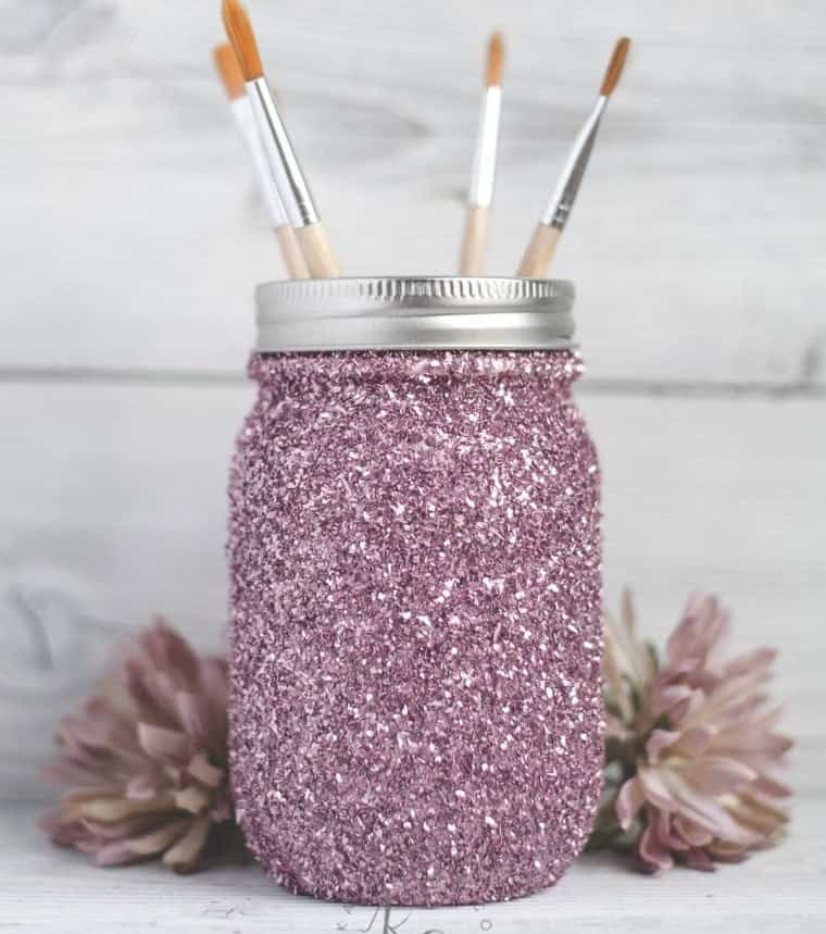 Shining Shimmering Mason Jar