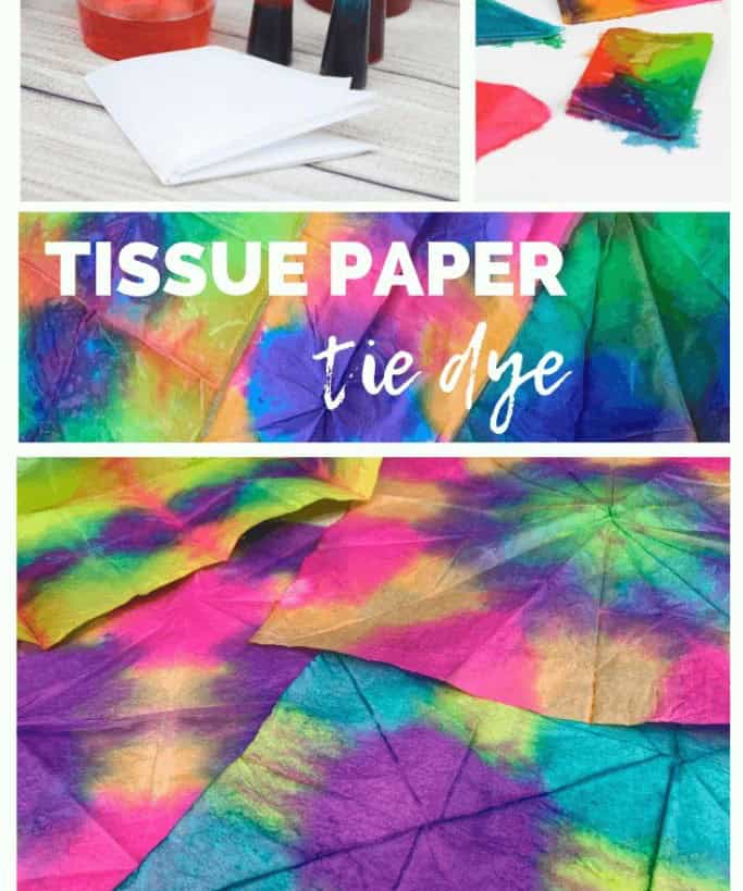 Tie-Dye with Tissue Paper