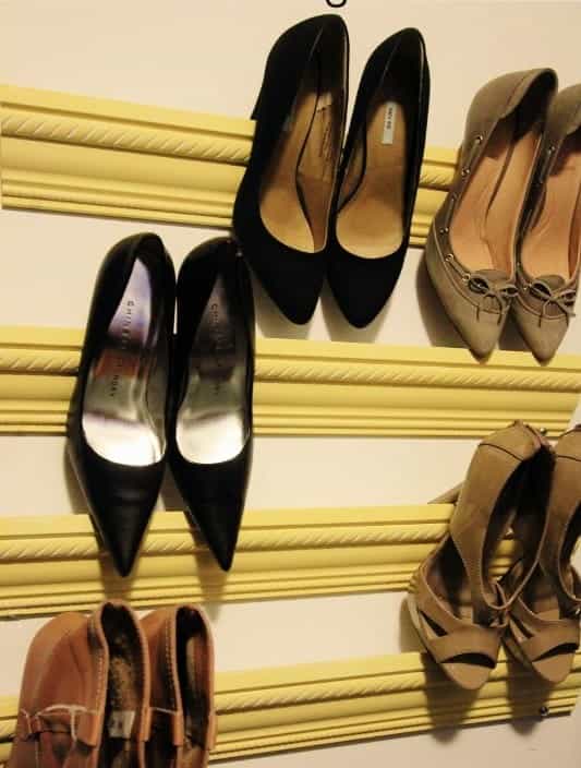 Crown Molding Shoe Rack