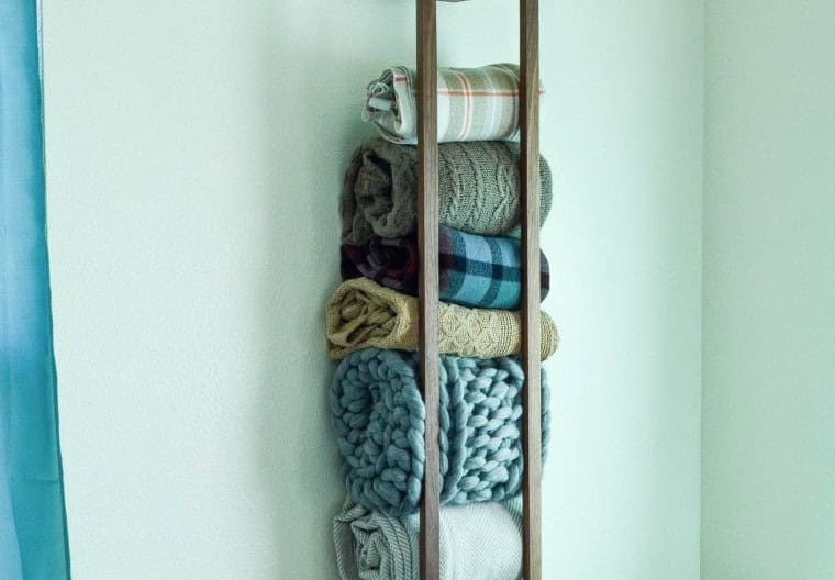 Blanket Wall Rack