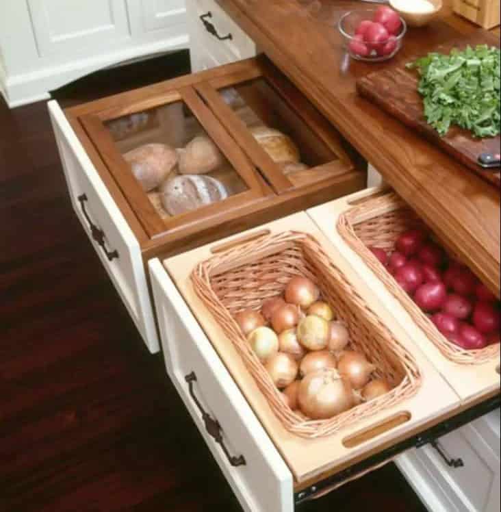 DIY Vegetable Friendly Drawers