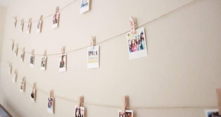 Fairy Light Polaroid Display