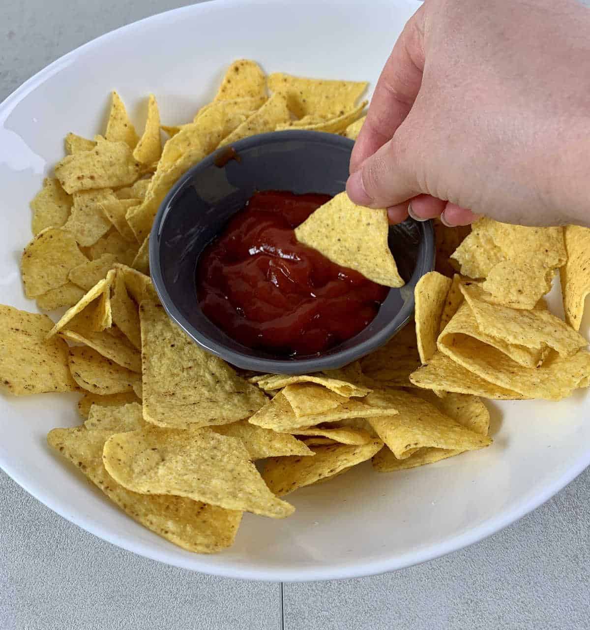 Make Your Own Dip and Chip Platter