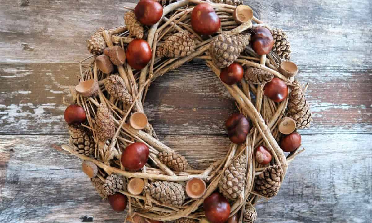 Acorn and Pinecone Wreath