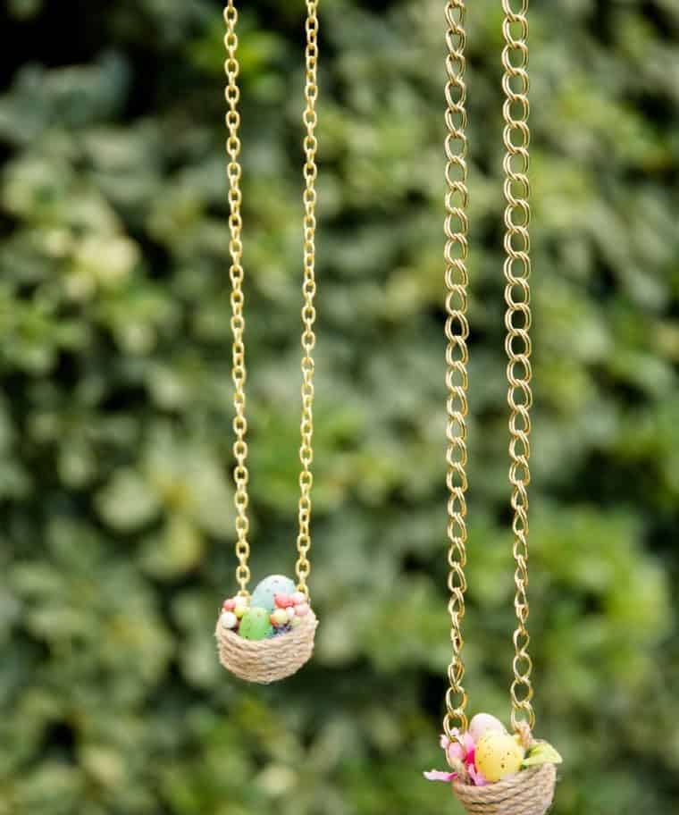 Easy and Adorable Nest Necklaces