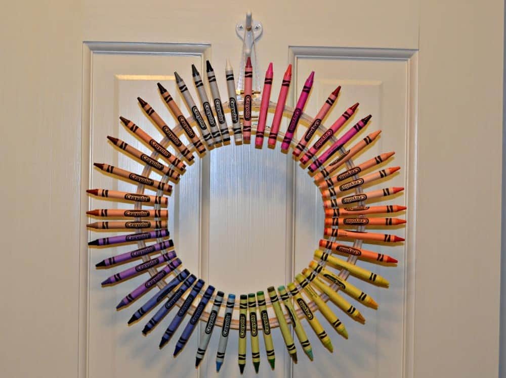 Crayon Wreath