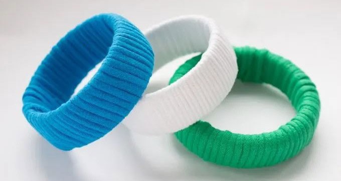 Yarn Wrapped Bangles