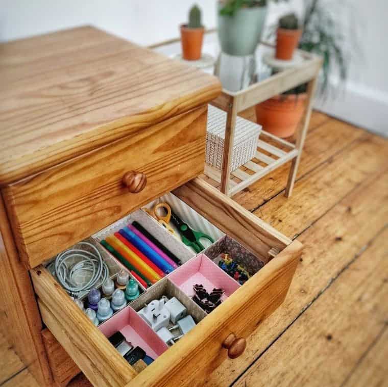 DIY Drawer Dividers Out of Cardboard