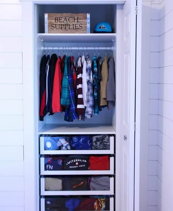 Space Efficient Reach-in Closet