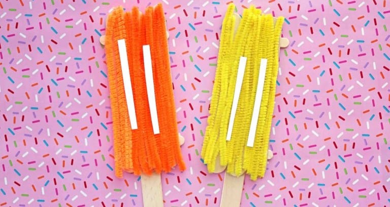 Pipe Cleaner Popsicles