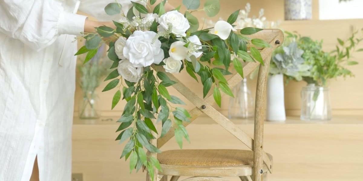 DIY Wedding Chair Decor