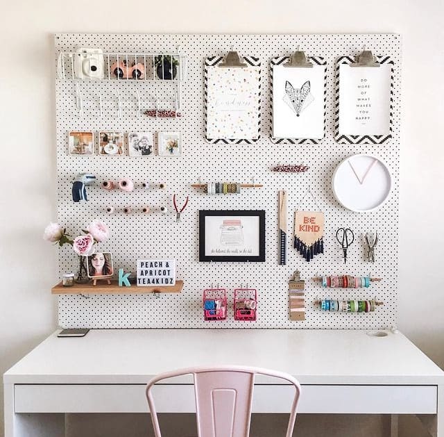 Use Pegboard to Increase Storage