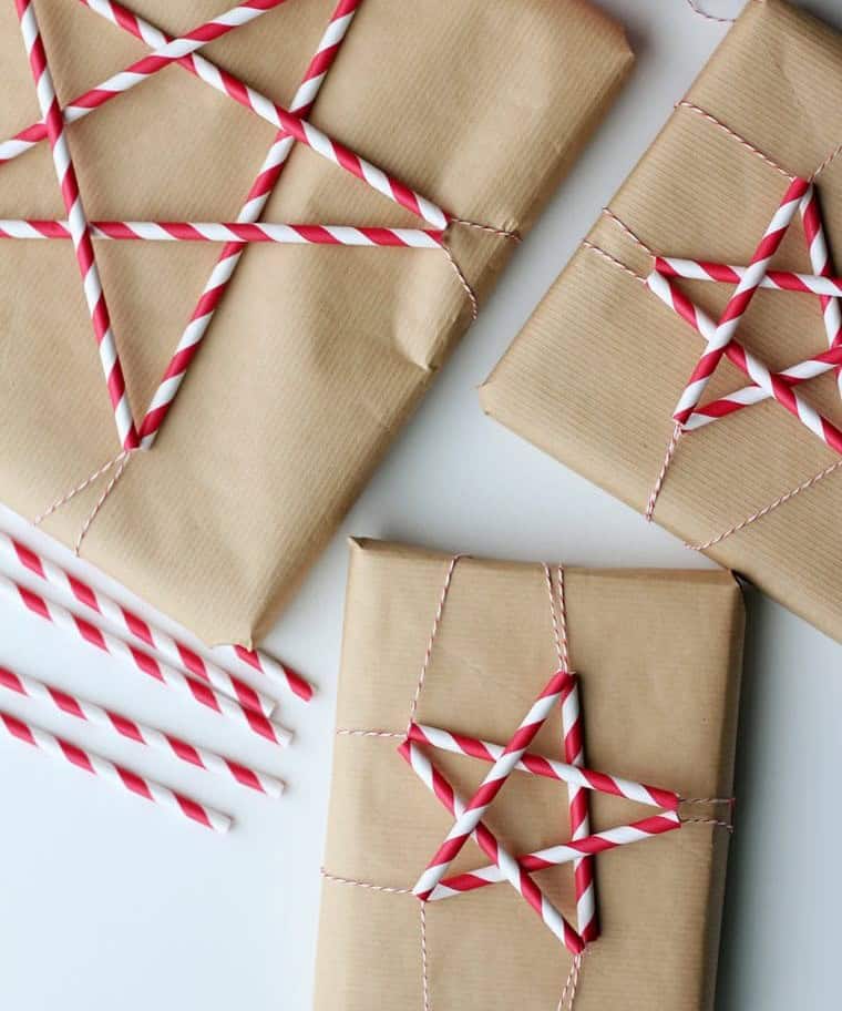 Paper Straw Stars