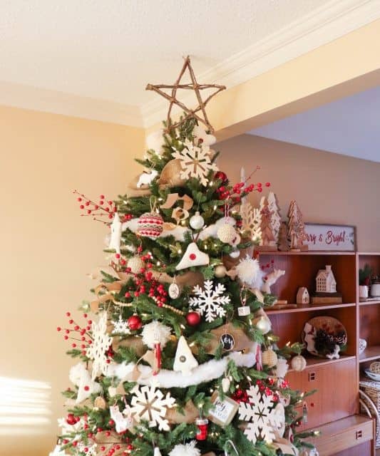 DIY Twig Star Tree Topper