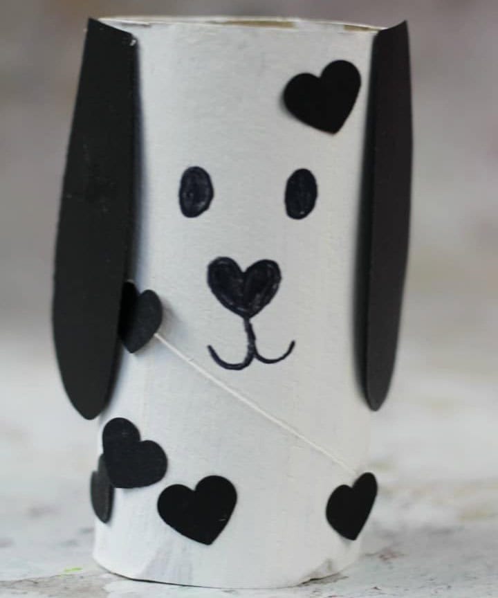 Valentine’s Day Toilet Roll Puppy