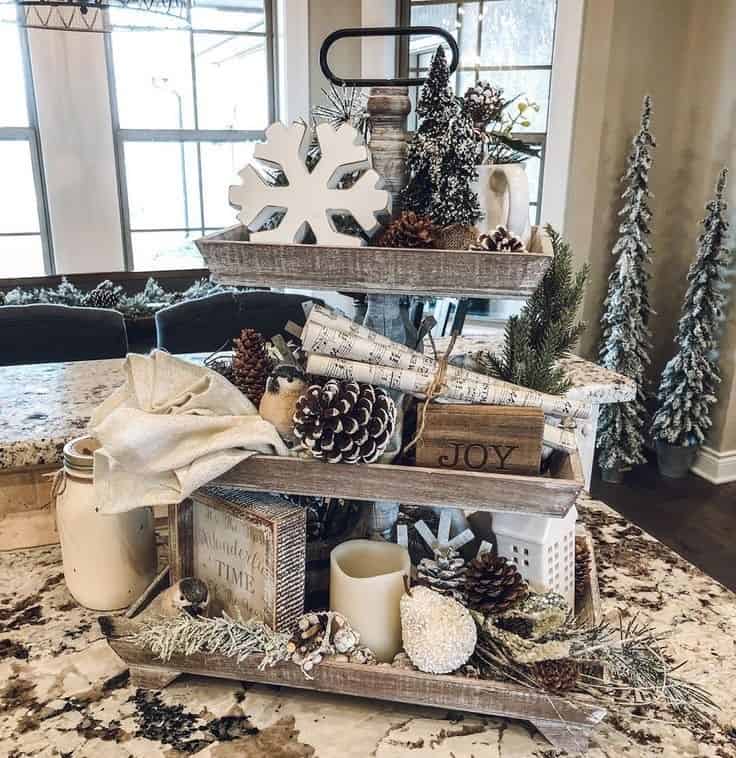 FARMHOUSE STYLE TIERED TRAY