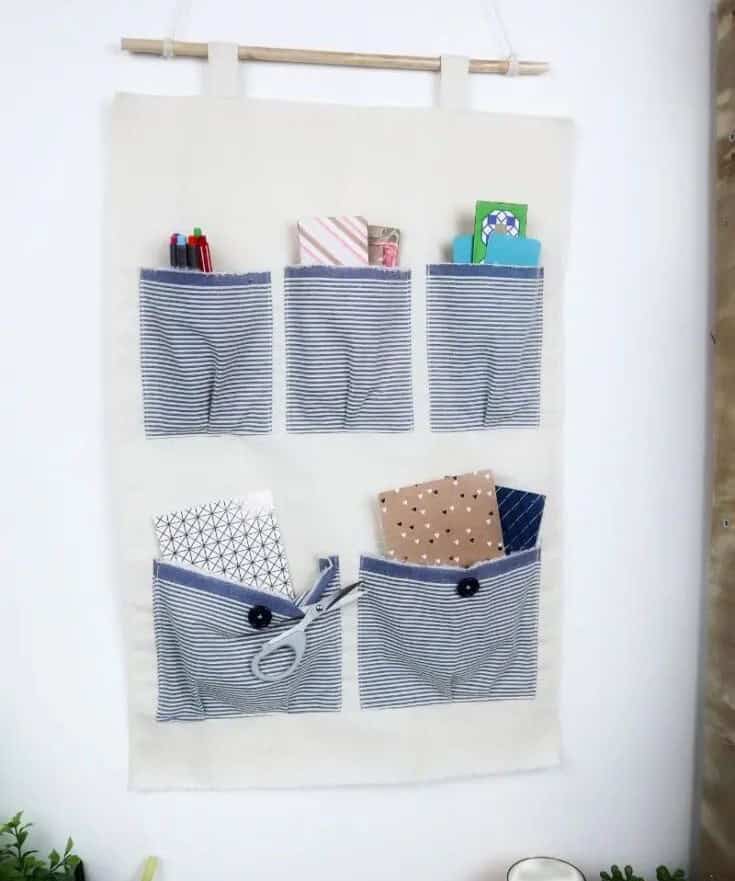 DIY Hanging Organizer