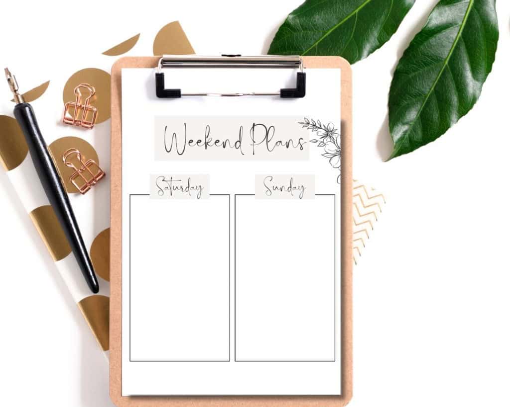 Go digital – Free Printable Planner