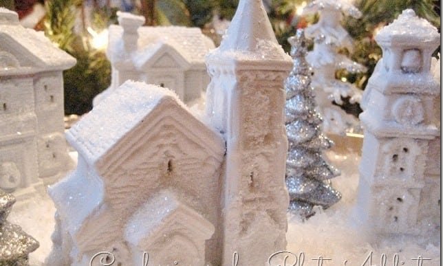 DIY Snow Village