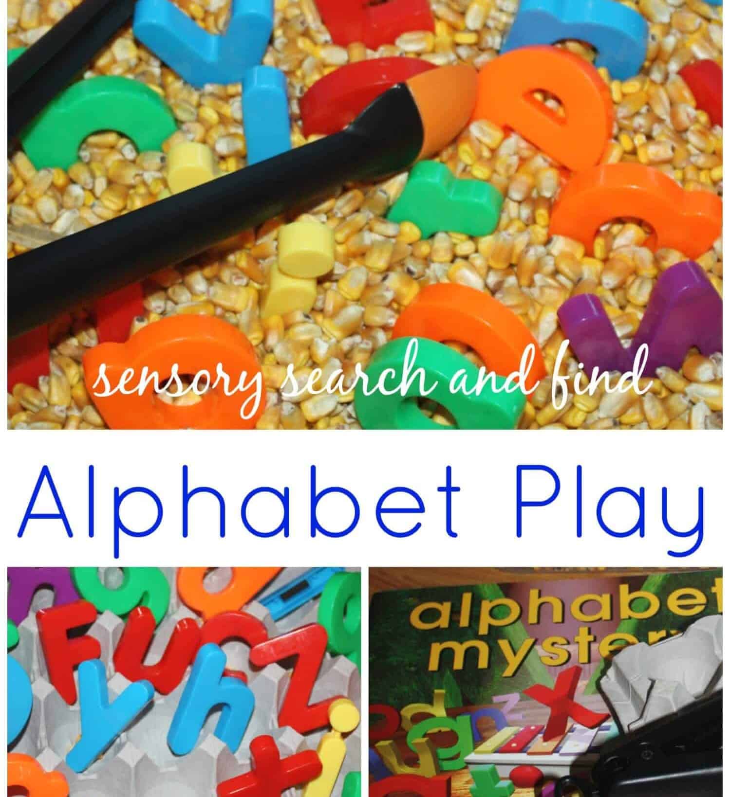 Alphabet Sensory Bin