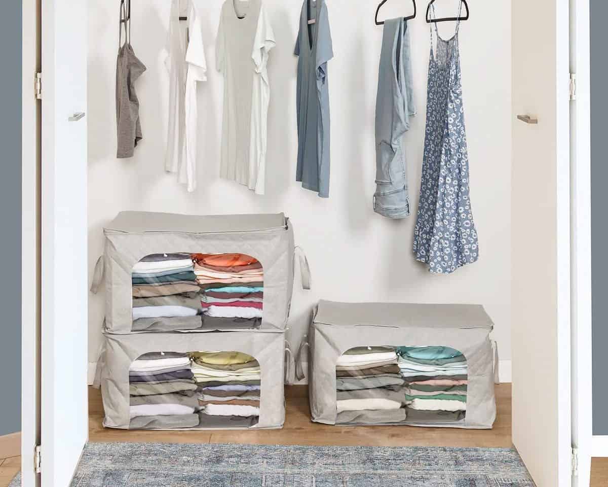 Clear View Window Clothes Storage Bags