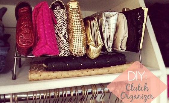 DIY Clutch Organizer