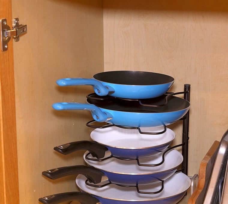 Organizer Rack for Cabinets with No Shelves