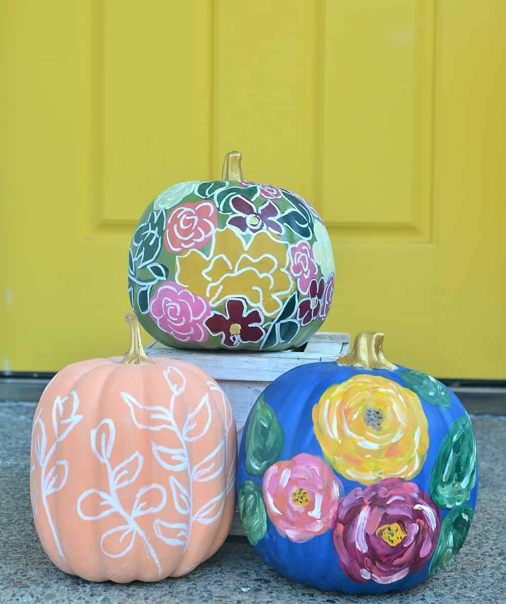 Floral Pumpkin