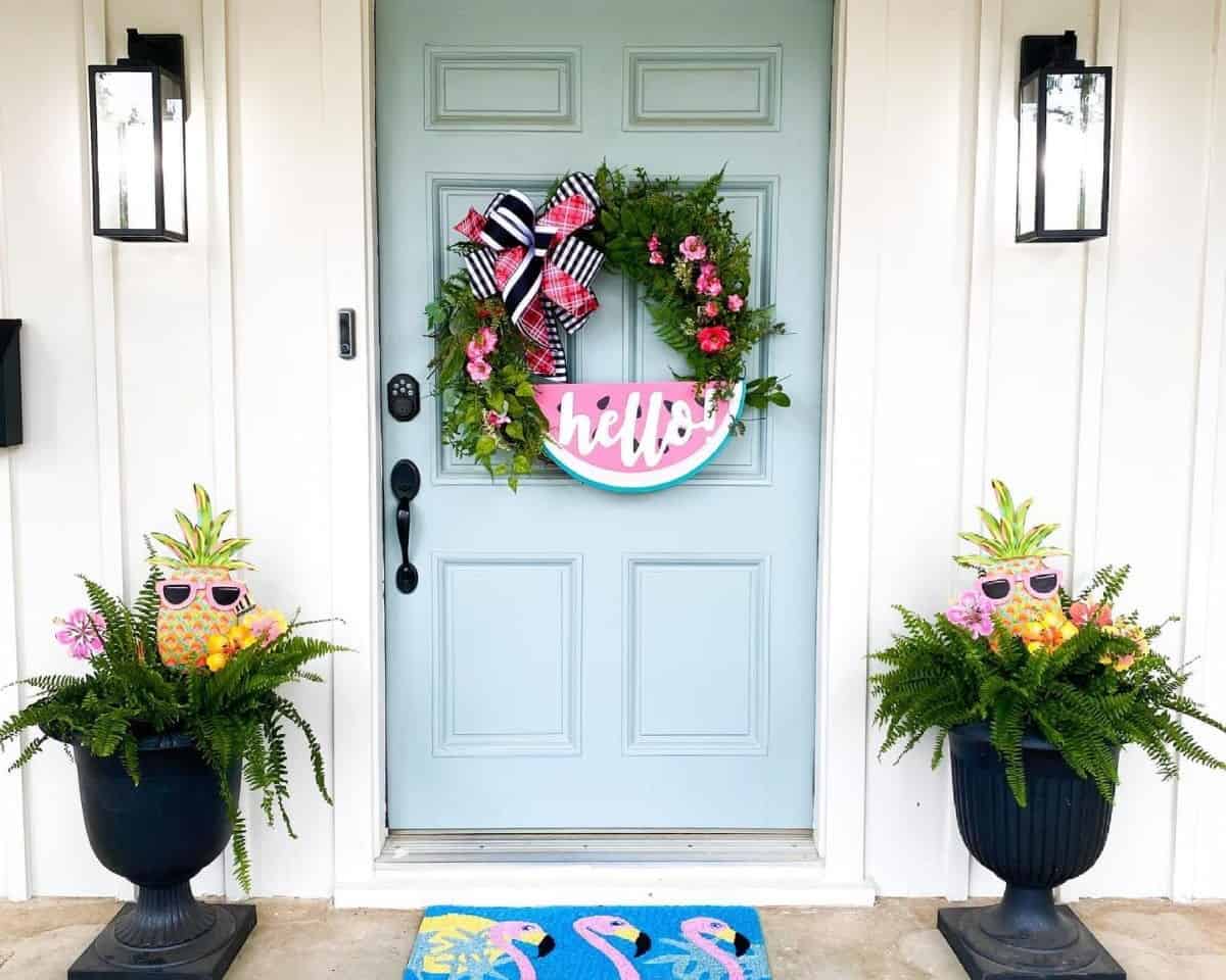 A Watermelon Wreath