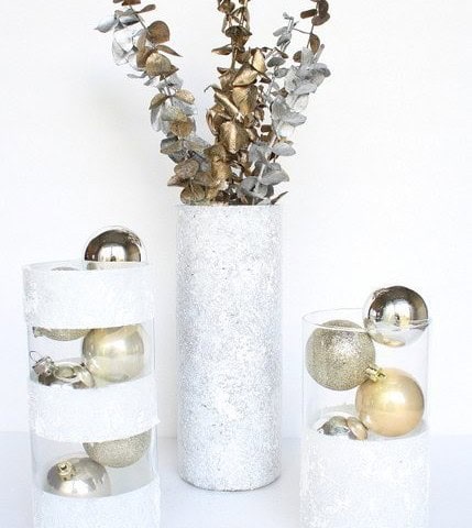 Frosty Vase Display