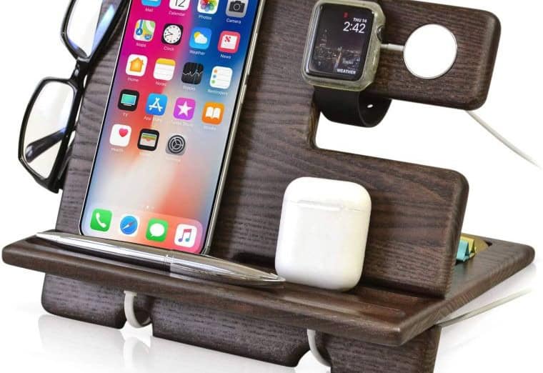 Wooden Multi-Purpose Docking Station