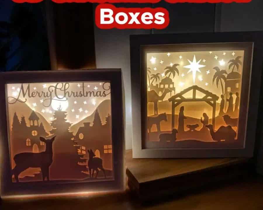 3D Christmas Shadowbox