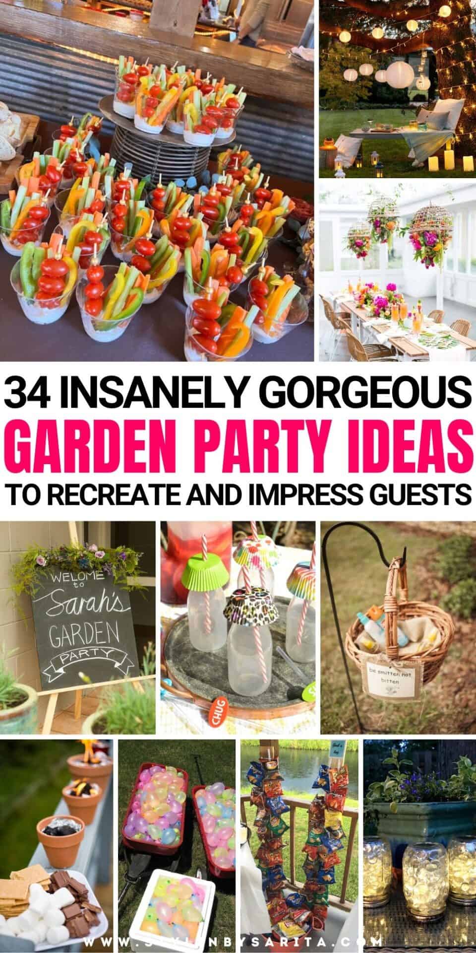 34 GARDEN PARTY IDEAS FOR SUMMER ENTERTAINING