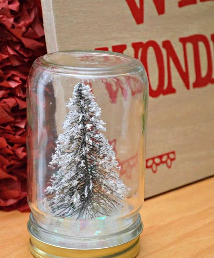 Christmas Tree Mason Jar