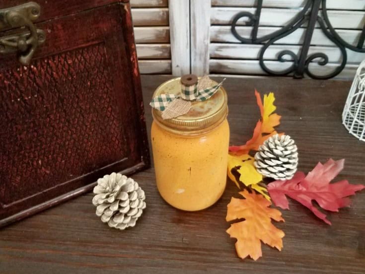 Glass Jar Pumpkin