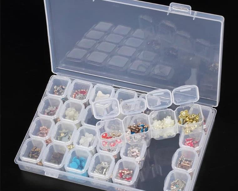 Use a Plastic Storage Container as a Jewelry Case