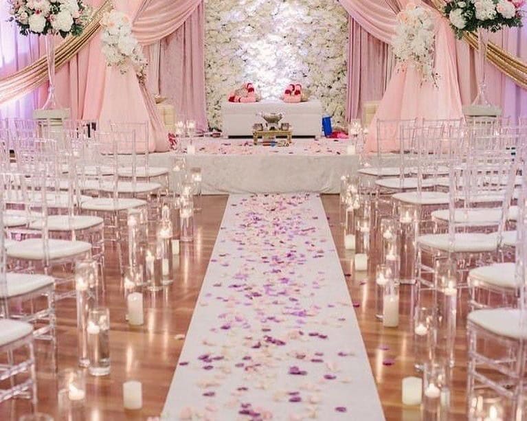 Think Pink For You Wedding Ceremony