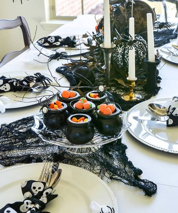 Halloween Farmhouse Table Setting