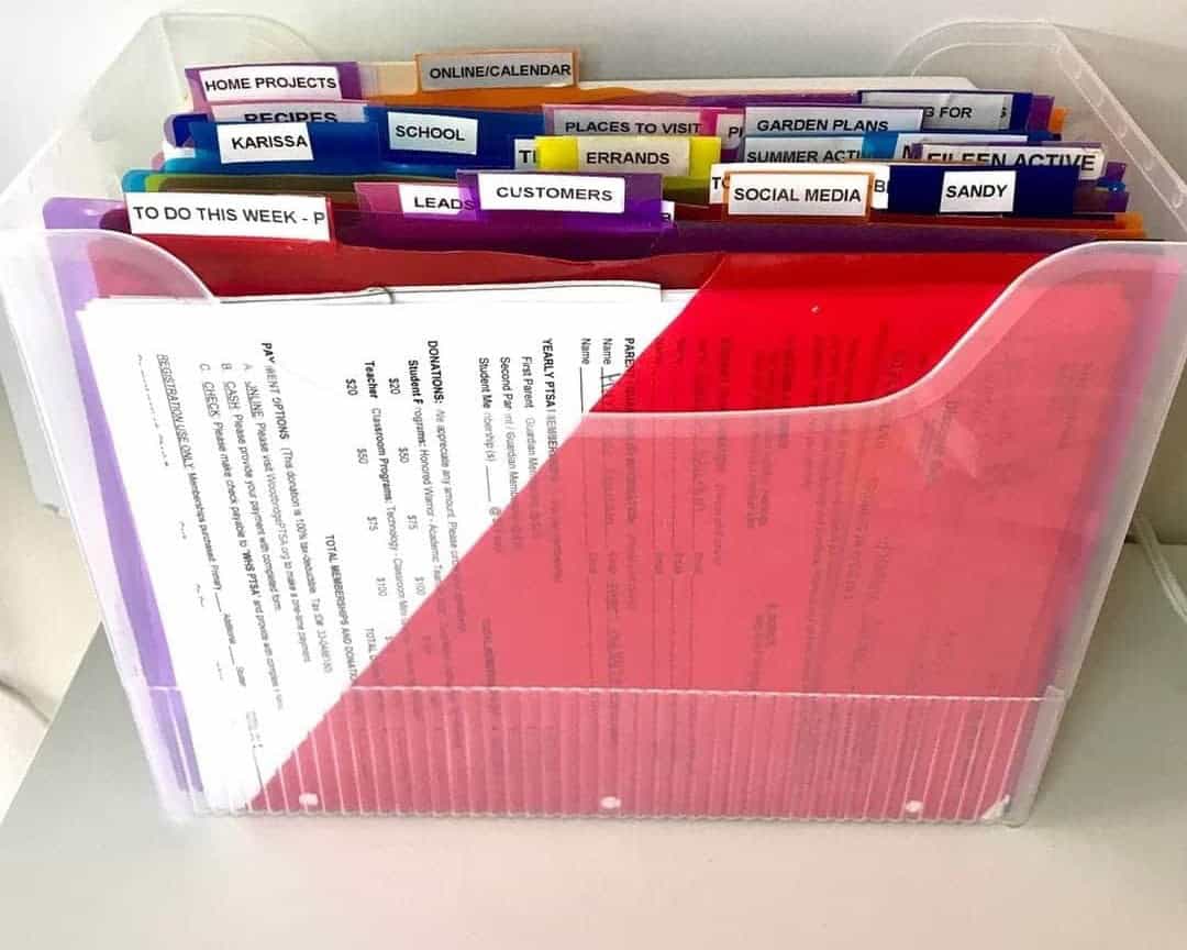 DIY File Organizer