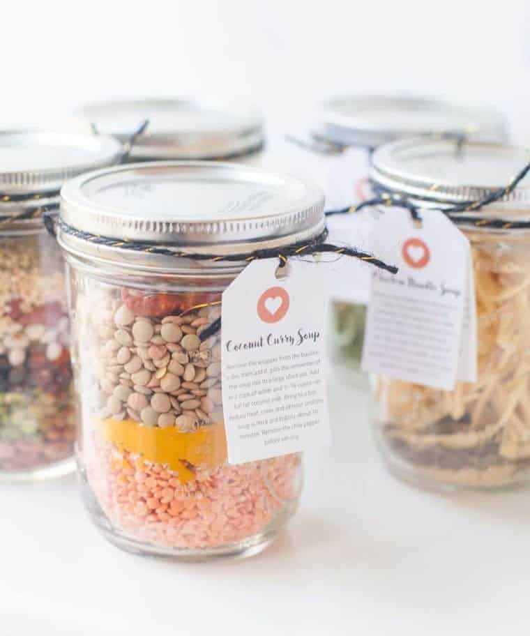 Homemade Soup Mixes in a Jar