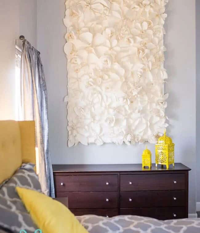 Paper Flower Wall Decor