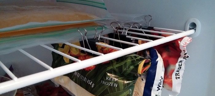 Use Up Your Space with Binder Clips