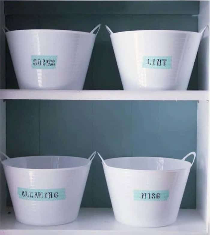 Customizable Dollar Tree Storage Bins