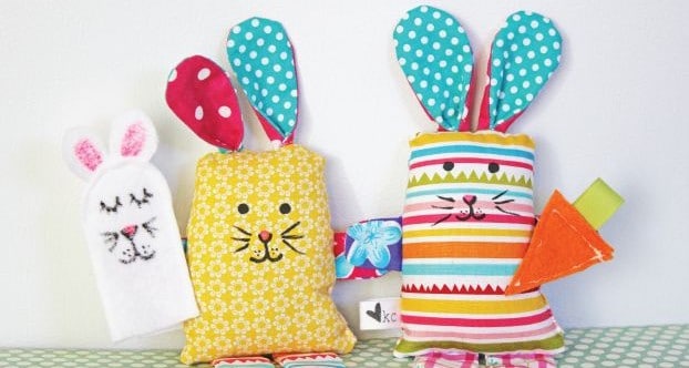 Stuffed Fabric Bunny