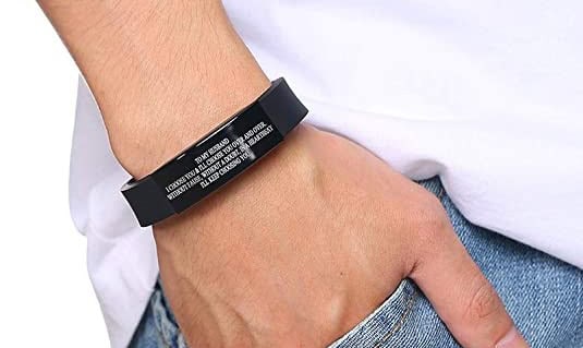 Black Silicone Bracelet