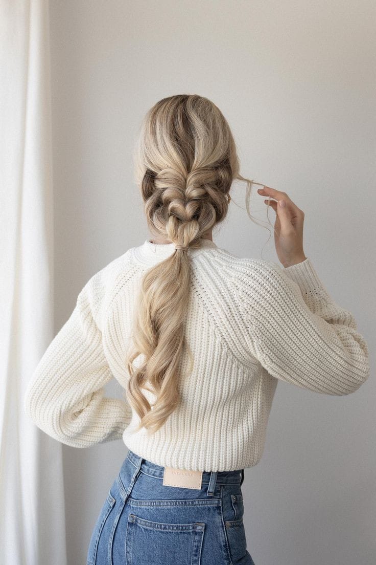 BEAUTIFUL BRAIDED PONYTAIL