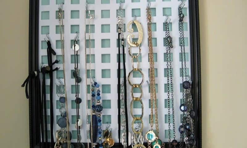 DIY Necklace Organizer