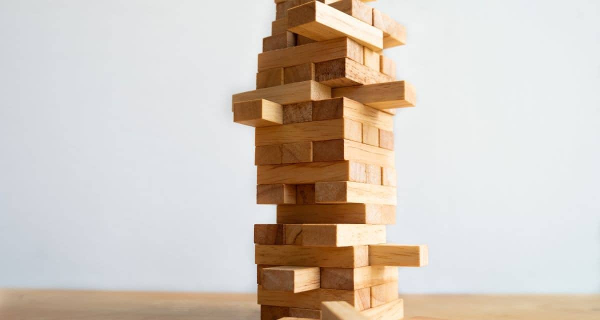 Oversized Jenga