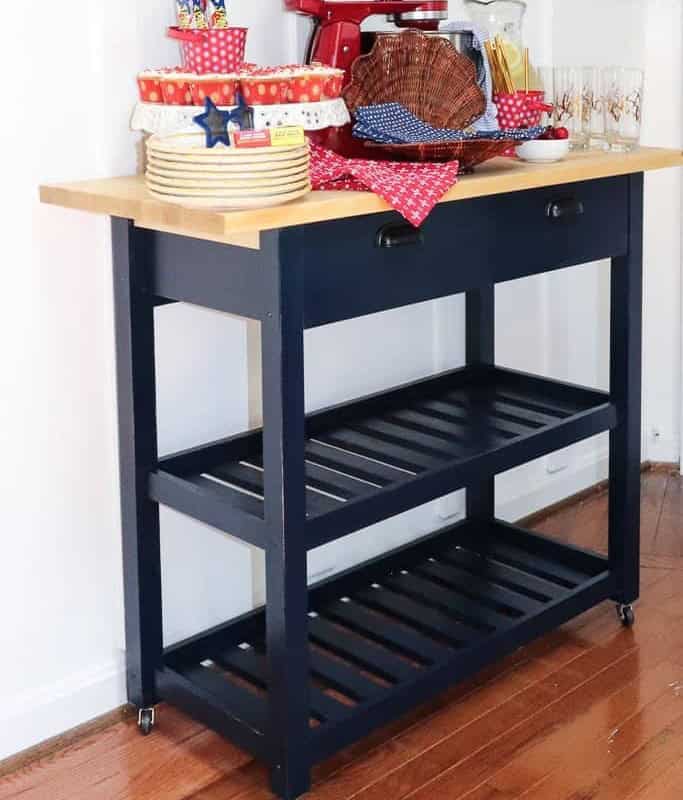 Kitchen Island Rack