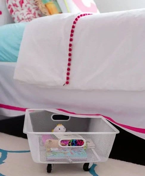 Create Hidden Storage Compartments for Under the Bed